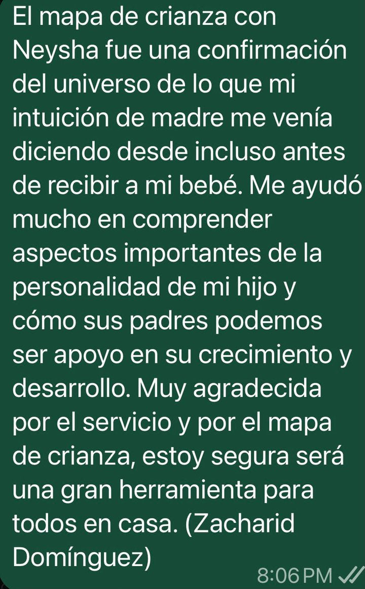 Testimonio por WhatsApp de Zacharid Domínguez